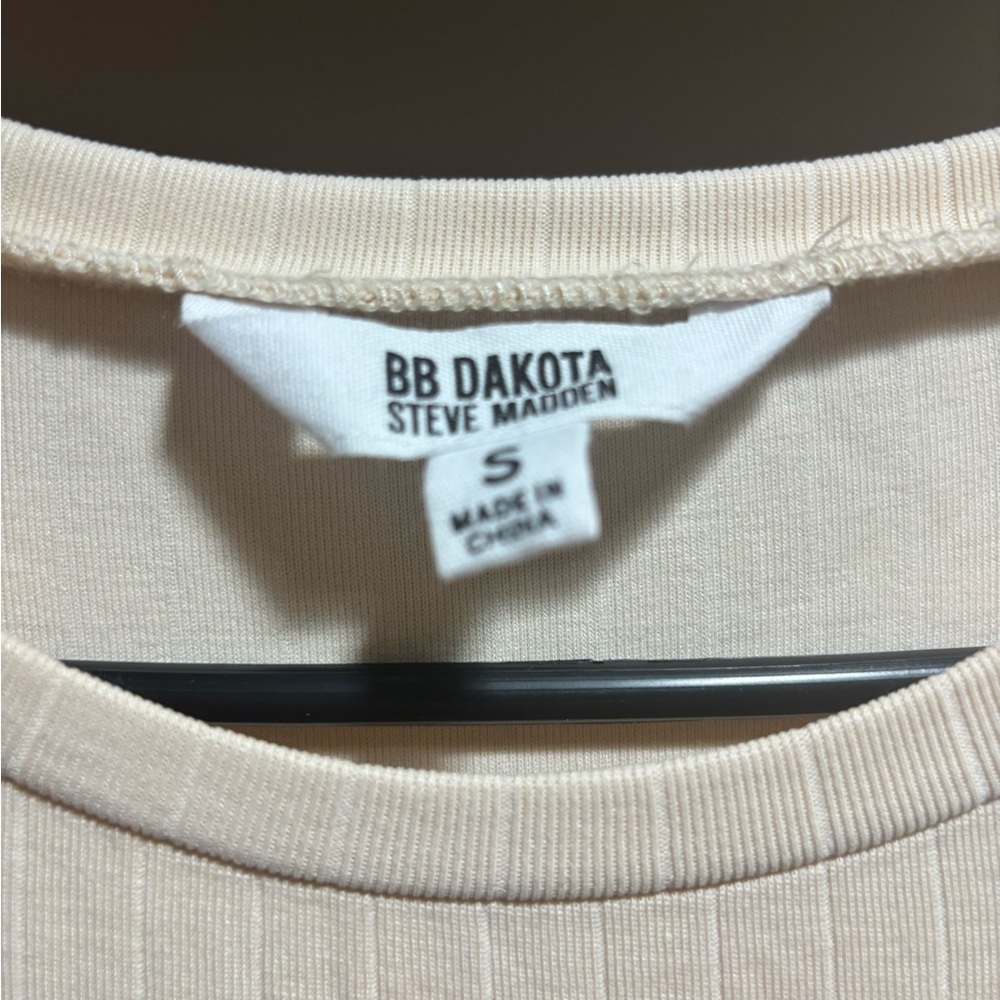 BB Dakota by Steve Madden Cream Long Sleeve Dress - Picture 4 of 5